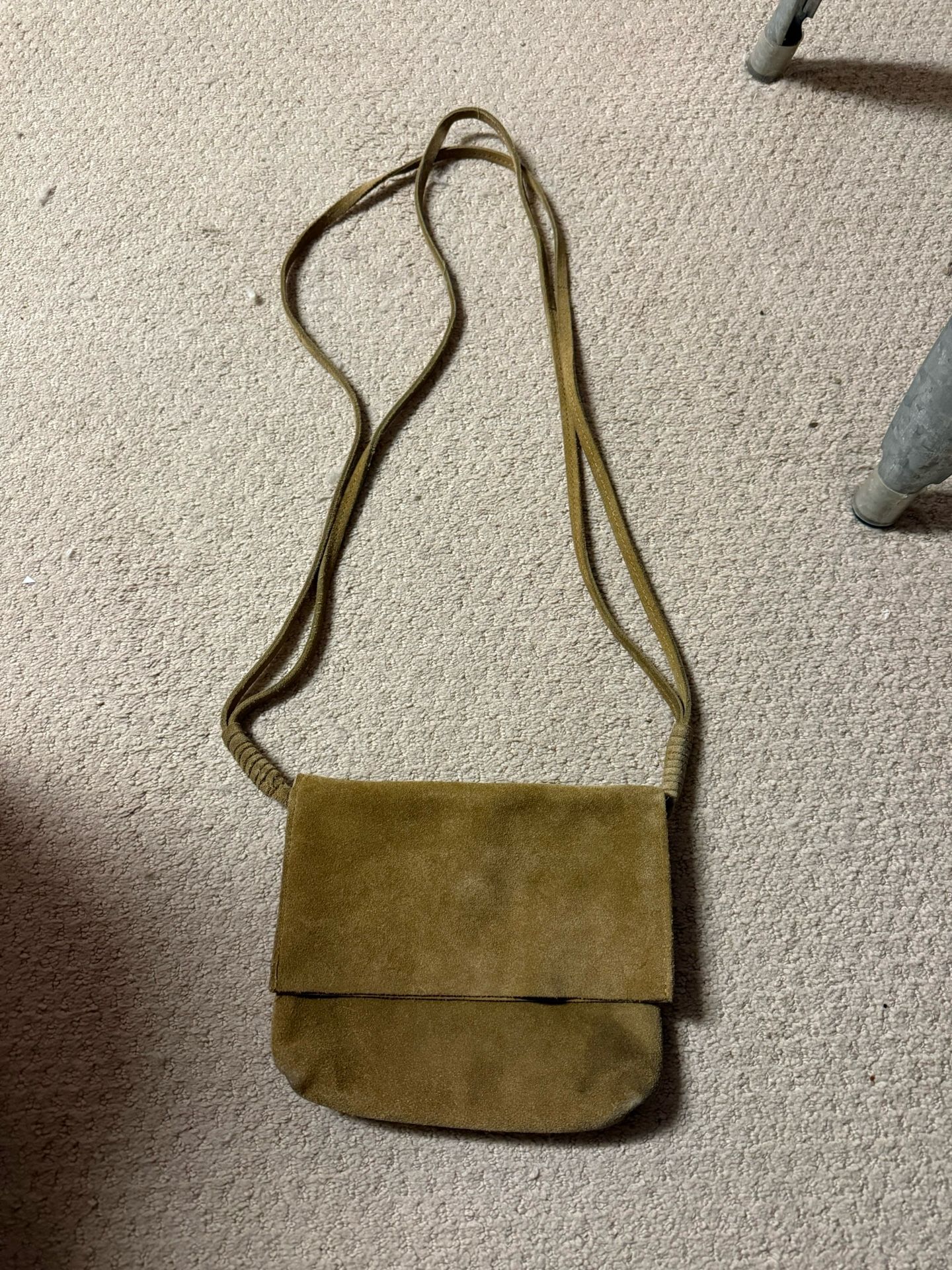 Urban Outfitters Suede Tan Crossbody Purse