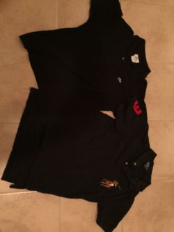 Boys Lacoste and Ralph Lauren shirts