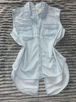 Denim Button Up top
