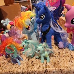 Box Of My Little Ponies. All Sizes, So many Ponies!
