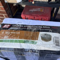 Grip-Rite 2 in. x 0.092 in. 15° Exterior Galvanized Wire Collated Ring Shank Nails 3000 per BoX