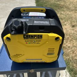 Generador Inverter Dual “ Champion 4000 Watts “ En Muy Buena Condición 