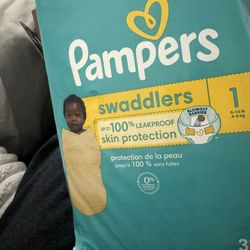 Diapers Size 1 Pampers 