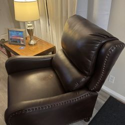 Manual Recliner Brown 