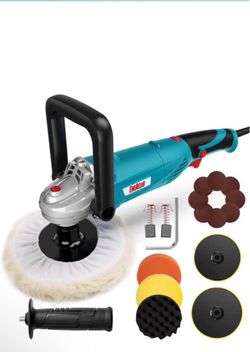 ENEACRO Polisher, Rotary Car Buffer Polisher Waxer, 1200W 7-inch/6-inch Variable Speed