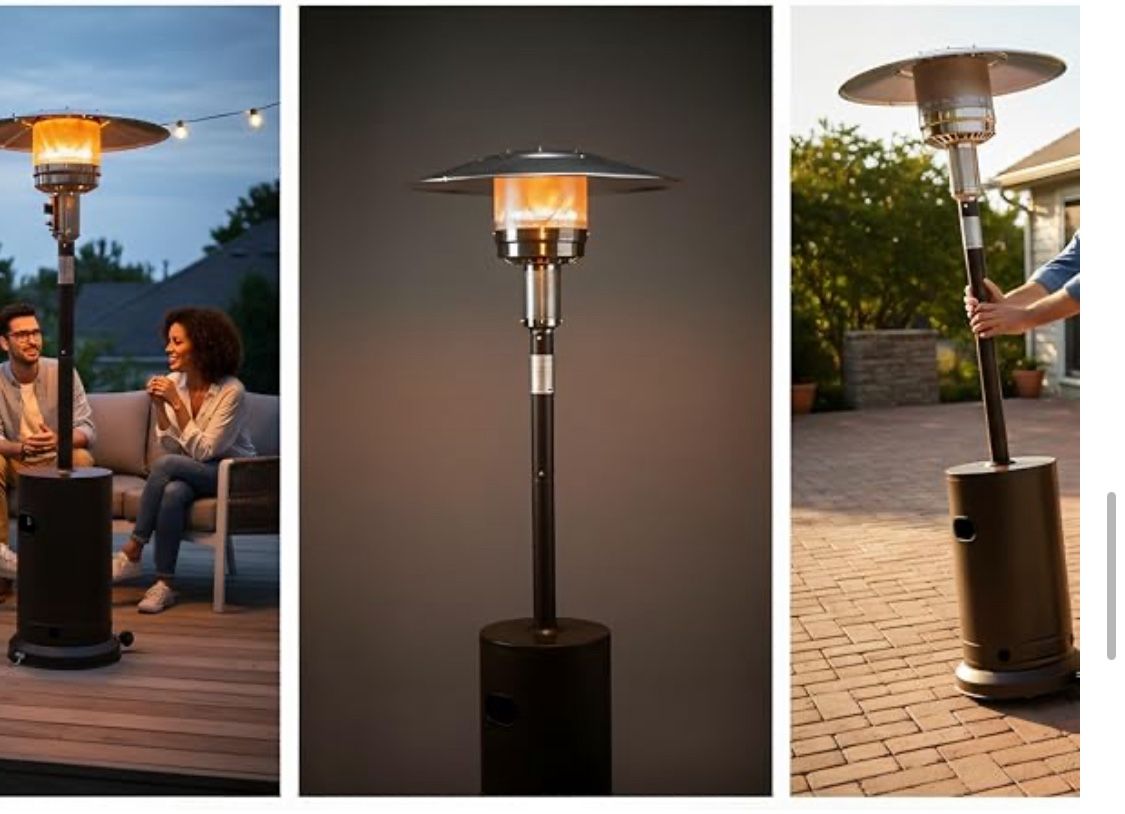 Outdoor Patio Heater 48000 BTU Propane patio heater Double Layer