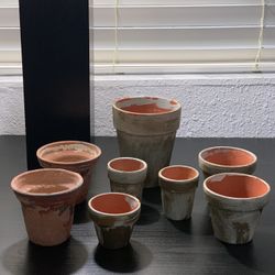 Easter Table Decoration Or Just Seed Planting Terracotta Mini Pots