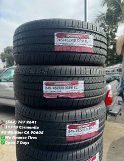 245/45R19 Landspider Set of Tires Installed and Balanced Set de Llantas Nuevas Instaladas y Balanceadas