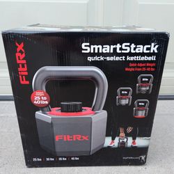 FitRx SmartStack Adjustable Kettlebell 25-40lbs