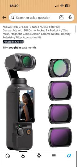 DJI OSMO 3 Filters