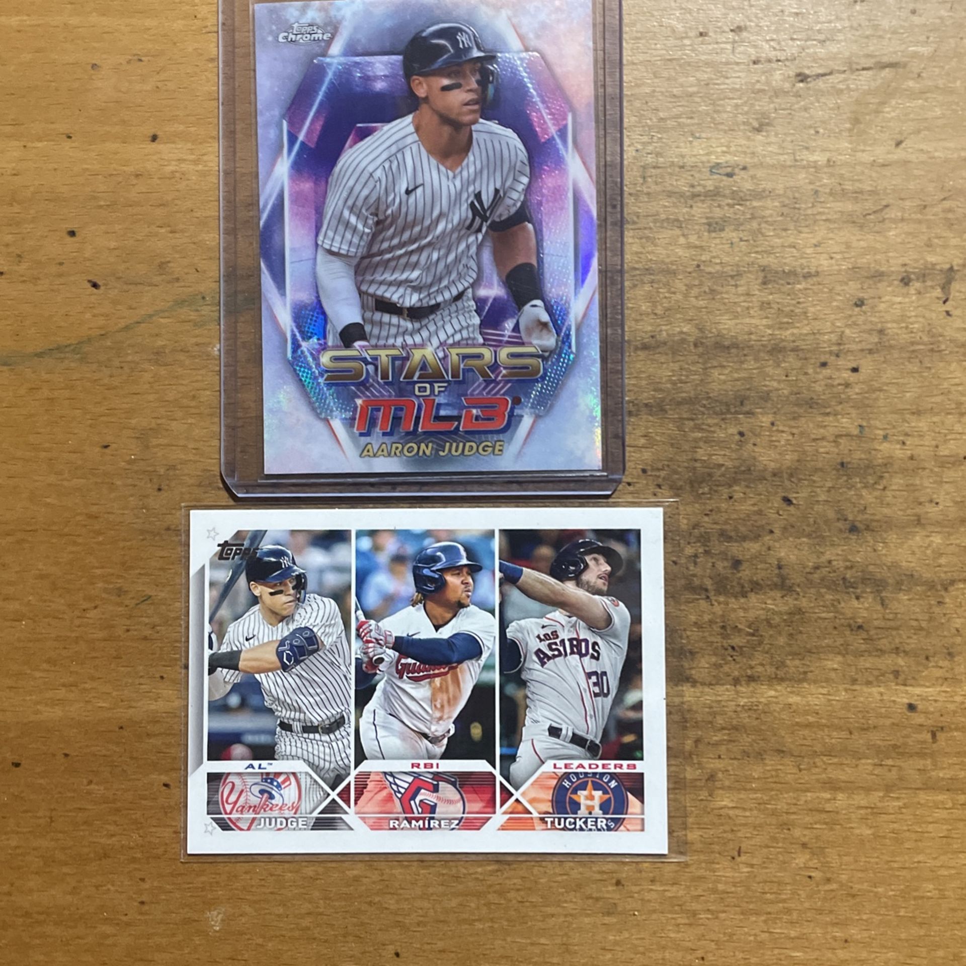 2023 TOPPS AARON JUDGE 2 CARD LOT