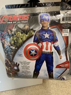 Captain America costume size 12