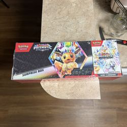 Pokemon Prismatic Evolutions 2pack Surprise Box And Booster Bundle
