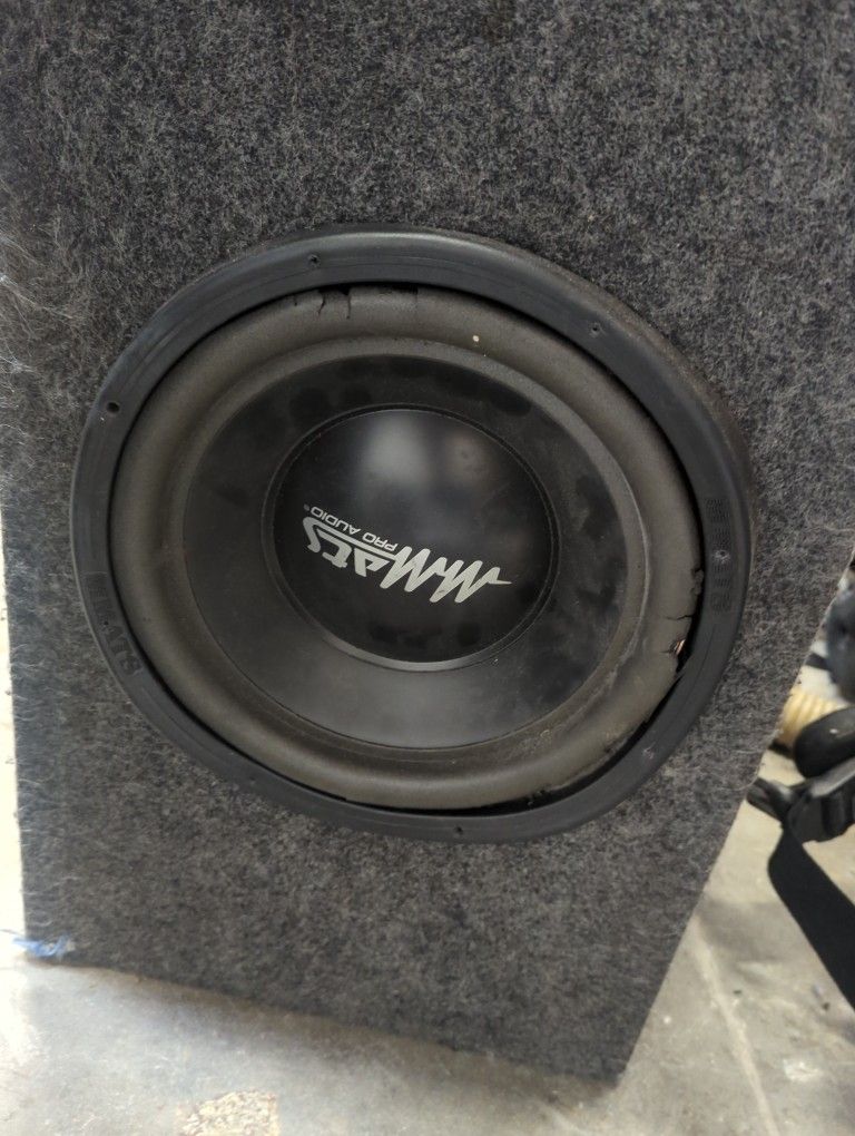 Mmats Pro Audio 10in Sub In Box