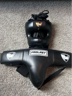 Boxing Sparing headgear and cup