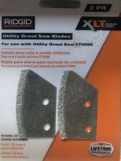Ridgid utility grout saw blades