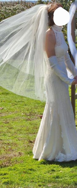 Ivory Wedding Dress, Size 4