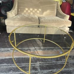 Brown  Soft Sofa! & Coffee Table