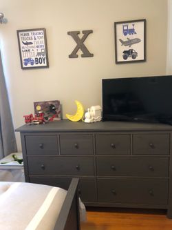 IKEA HEMNES 8-Drawer Dresser – Gray Finish