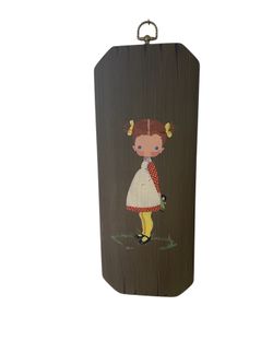 Vintage 1970’s Wooden Plaque