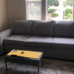 Like Brand New 3 Seater Couch With Loveseat Grey 