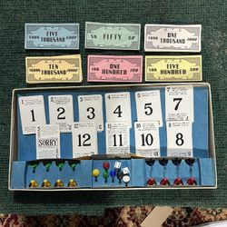 Parker Brother Slide Pursuit Game Used 