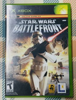 Star Wars: Battlefront (Microsoft Xbox, 2004) With Manual Tested/Works J179