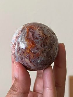 Mexican crazy Lace Agate Sphere