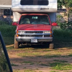 Truck Chevy W Camper