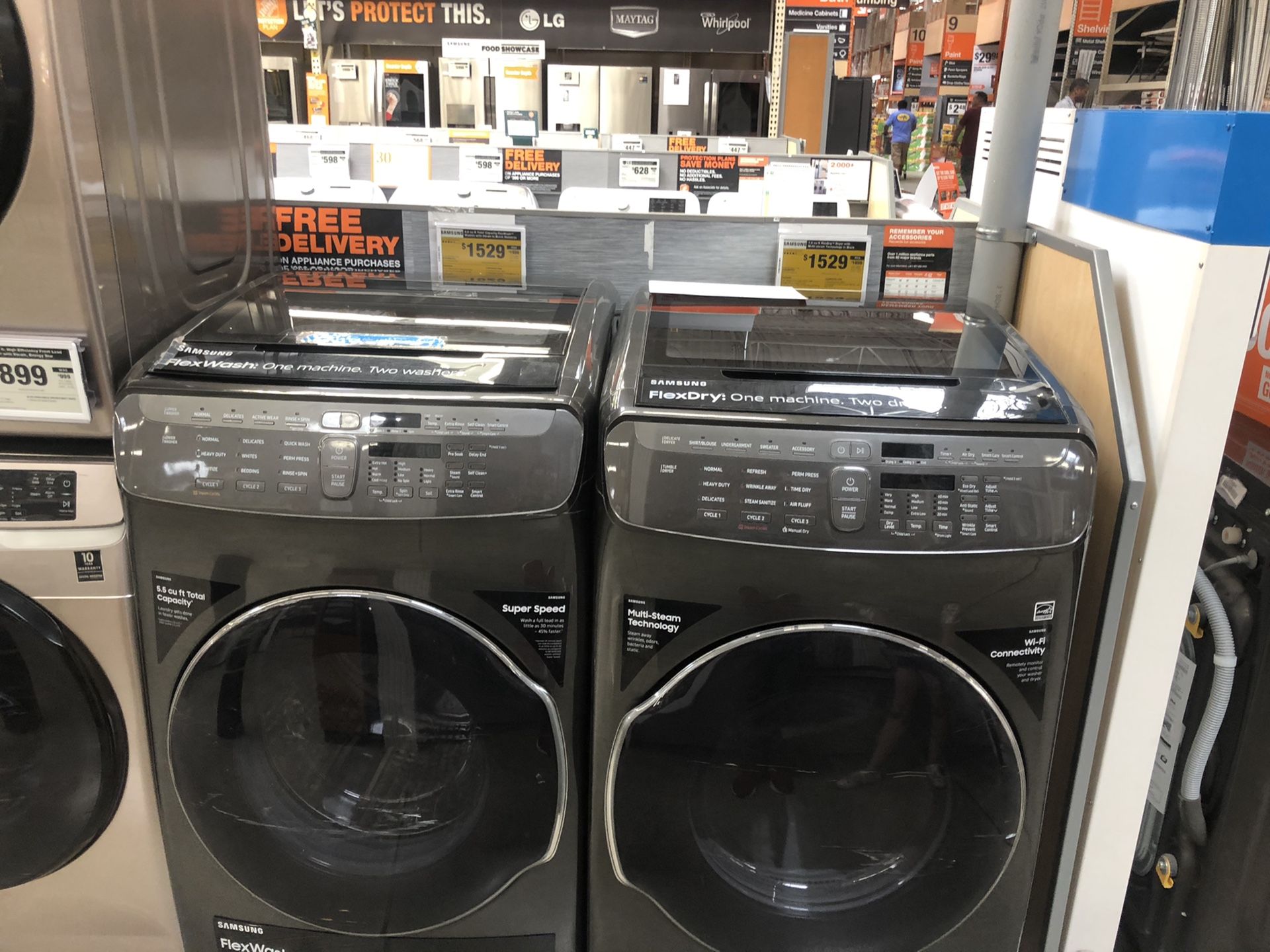 samsung flex washer and dryer sale