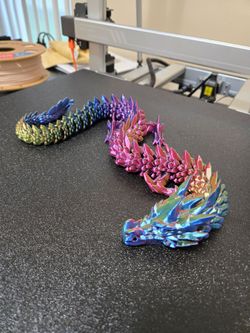 3D printed articulated Dragon