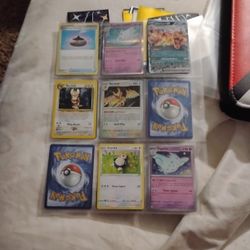 Pokemon Cards  12 Pages Full