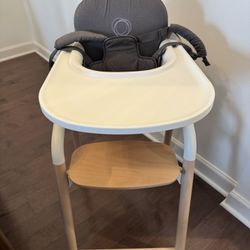 Bugaboo Giraffe High Chair With Infant Rocker Attachment