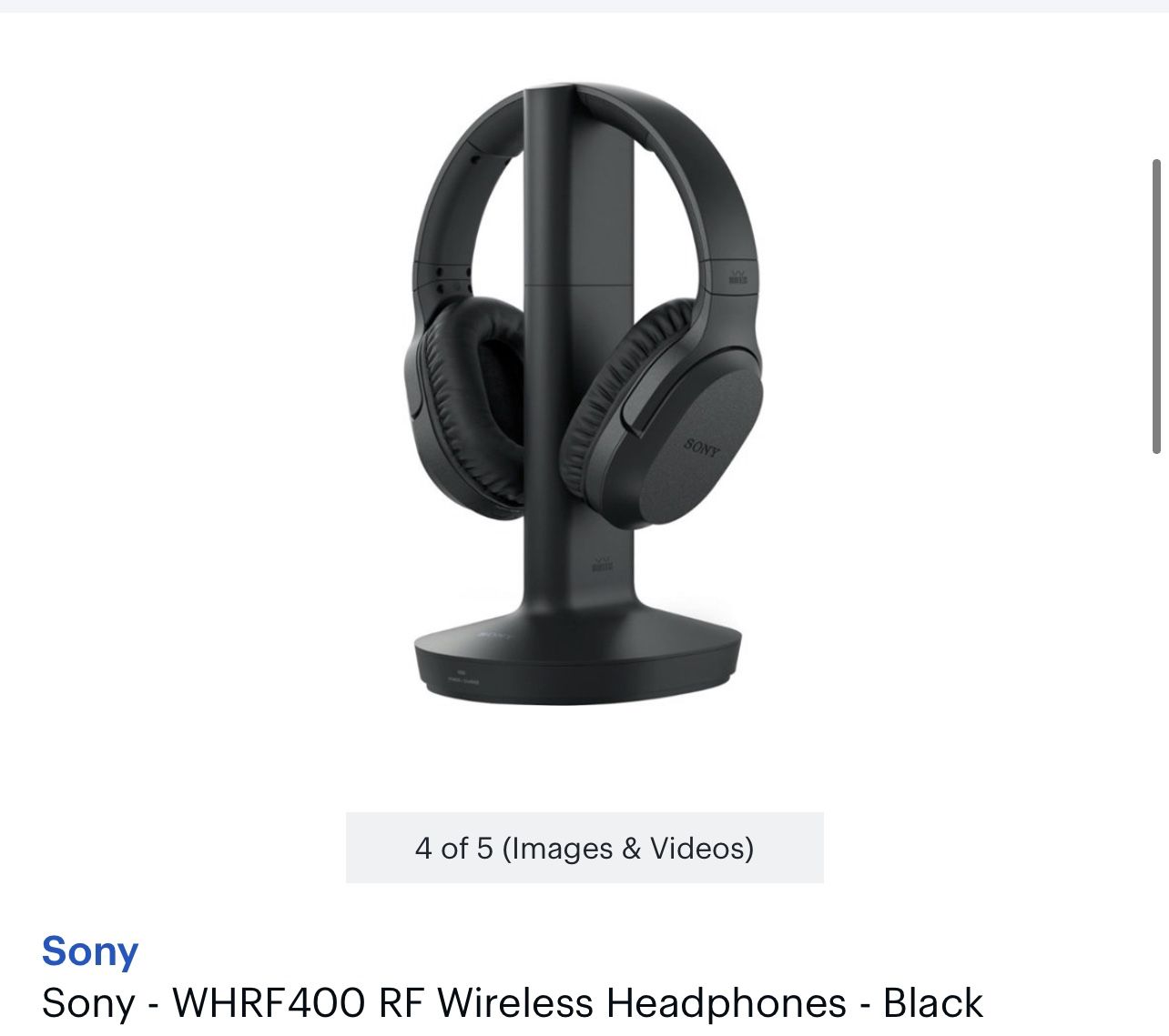 Sony WHRF400 Wireless Headphones
