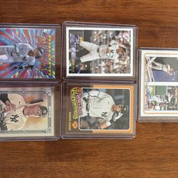 (5) Aaron Judge baseball cards Yankees