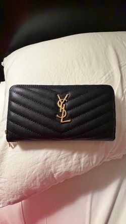 Saint Laurent YSL Zip-Around Wallet