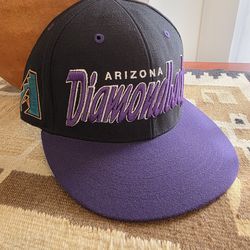 Arizona Diamondbacks '47 Brand Black Purple Script Adjustable Hat Cap