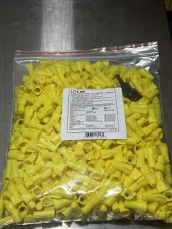 Yellow Twist-On Wire Connectors nuts 18-12awg Wing Nut UL With Tool Kit ( 500 PCS )