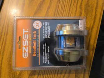Deadbolt lock, single cylinder