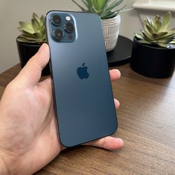 iPhone 12 Pro Max 128gb Pacific Blue 💙 Unlocked Any Carrier! Verizon AT&T Cricket T-mobile Metro Mexico Tambien 🇲🇽 international Buy Today❗️
