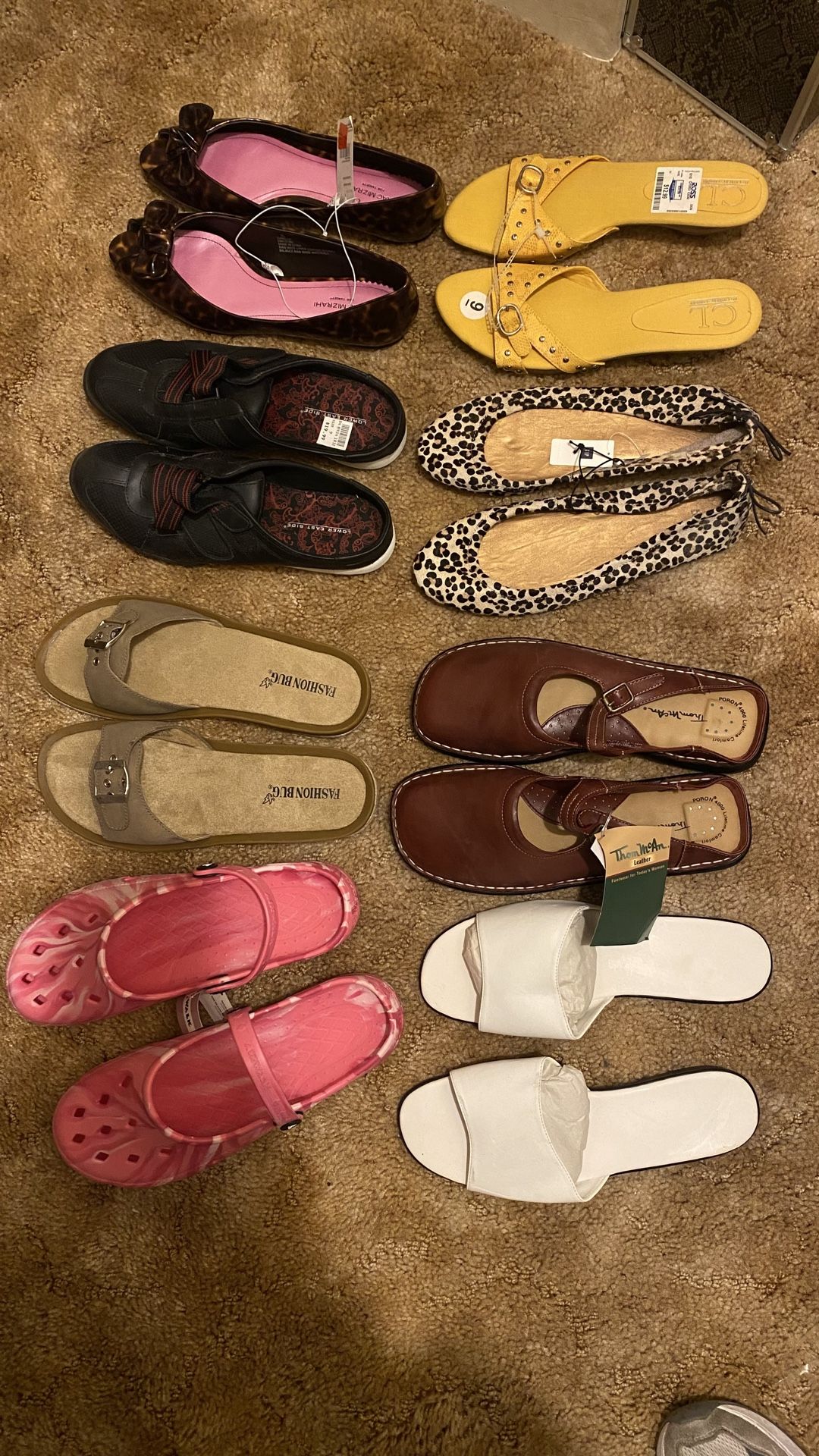 lot of y2k flats size 9-9.5