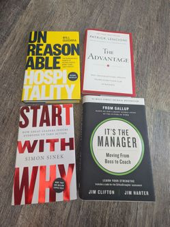 Business & Leadership Book Bundle - Simon Sinek, Will Guidara, Patrick Lencioni