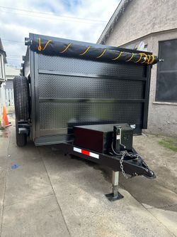 Dump Trailer 8x12x4 12000lb $6850 New 2025