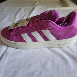 *NEW* Adidas Grand Court Alpha 00s Pink White Suede Women’s Size 10 w/Tags & Box