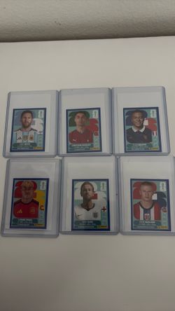 Panini World Cup 2026 Blue Parallel Messi, Ronaldo, Mbappe , Haaland  and Harry Kane