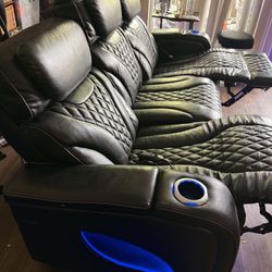 Leather Couch And Loveseat