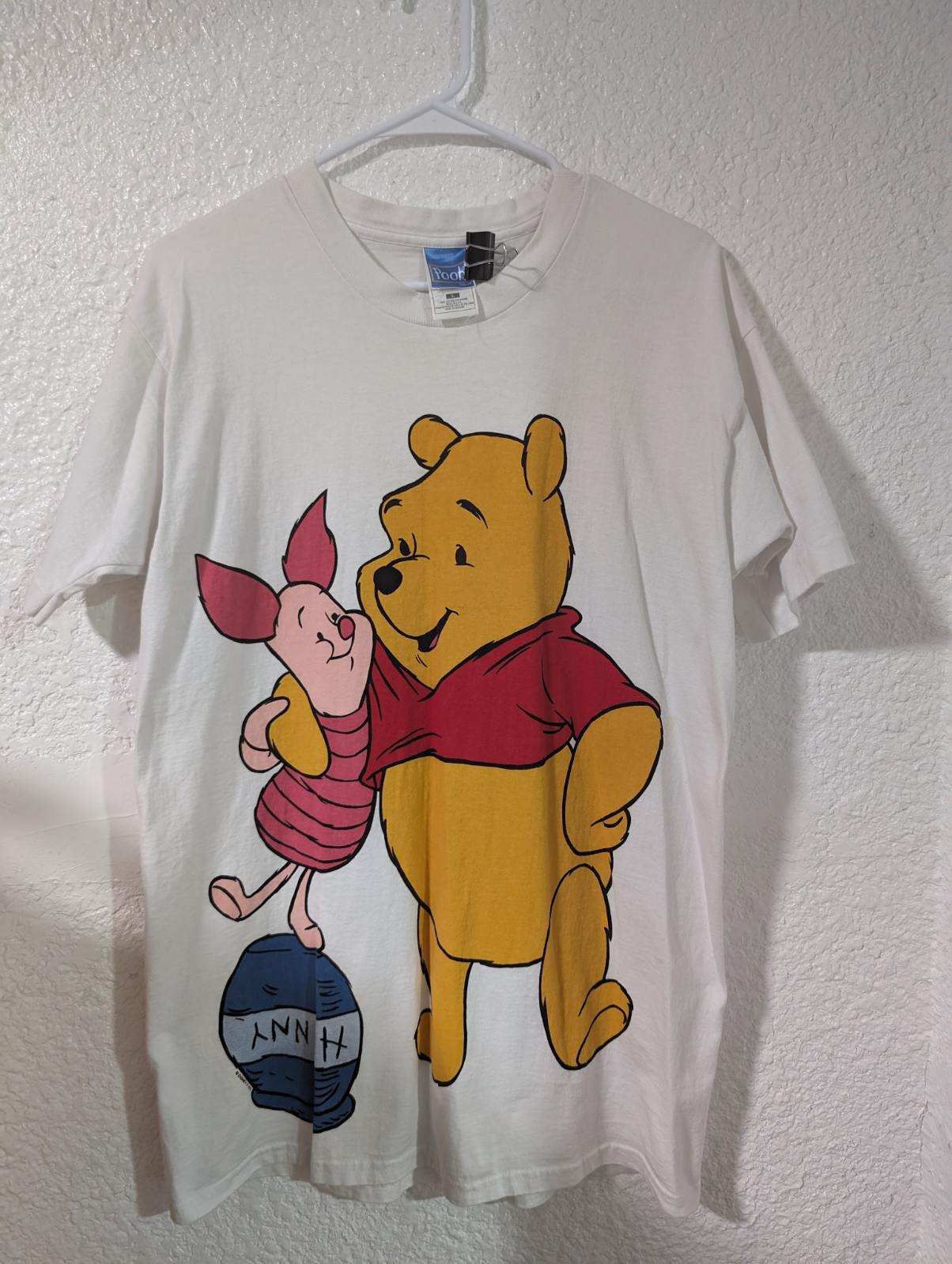 Pooh and Piglet Single Stitch Shirt Size L