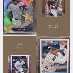 Juan Soto 4card lot