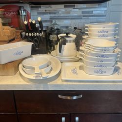 Assorted Conrning Ware Cornflower Blue Kitchenware 