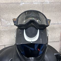 Helmet With Goggles, Size XL